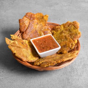 Patacones con Ahogado, 4 Unidades